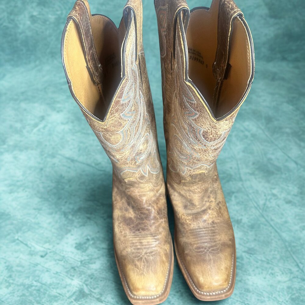 Justin Boots Western Cowboy Boots - Size 10 (Runs Large) - Picture 2 of 6